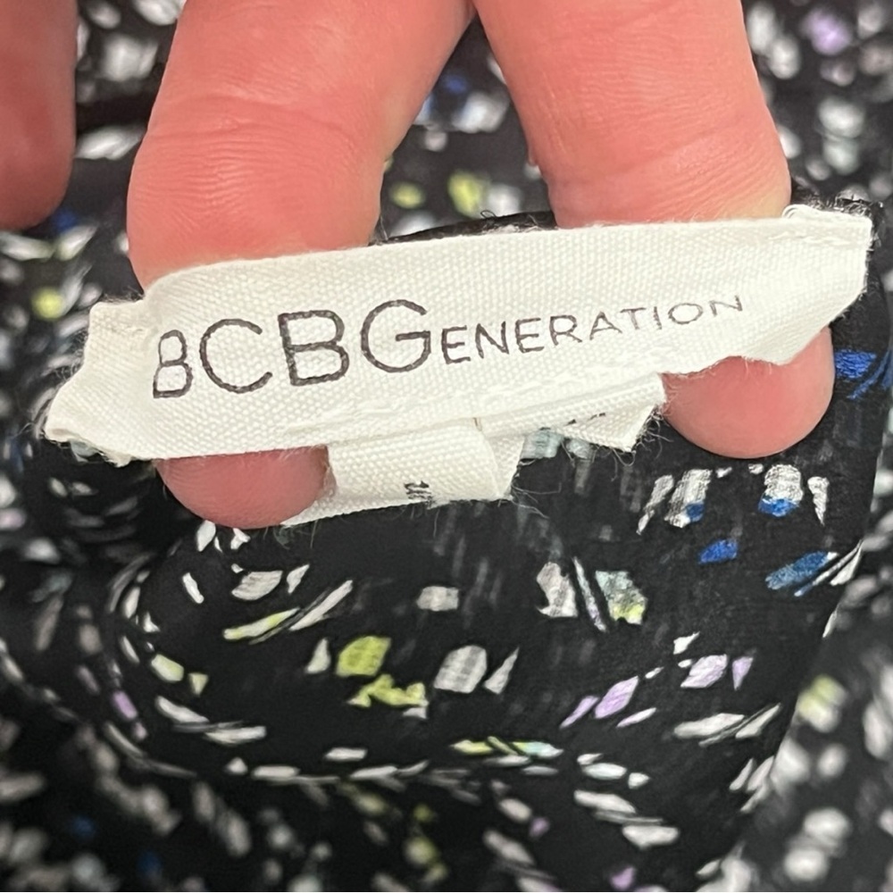 Bcbgeneration Multicolor Geometric Patterned Kimo… - image 6